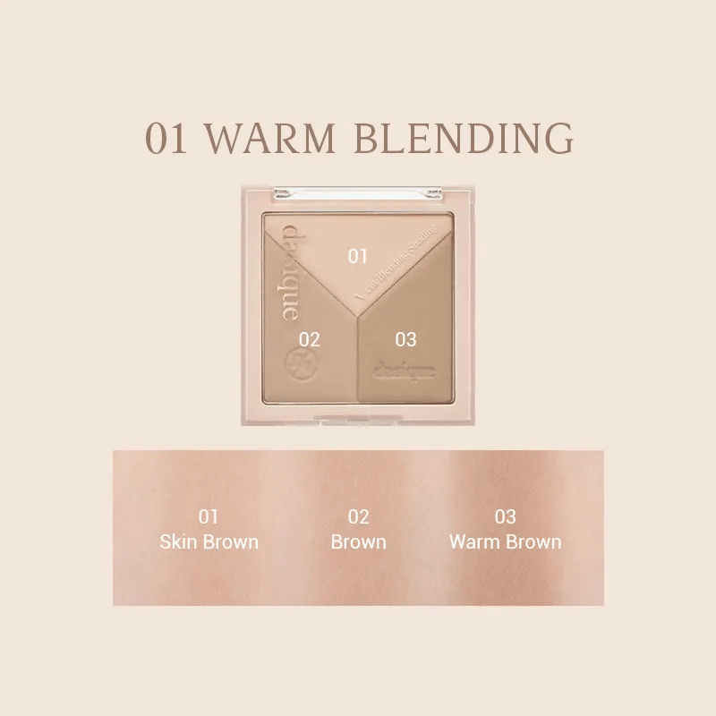 01 Warm Blending Màu nâu ấm tự nhiên